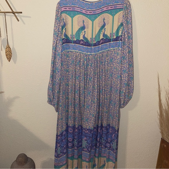 Vintage Spell & The Gypsy Xanadu Boho Gown Dress Size XL RARE HTF Dress - Picture 8 of 14